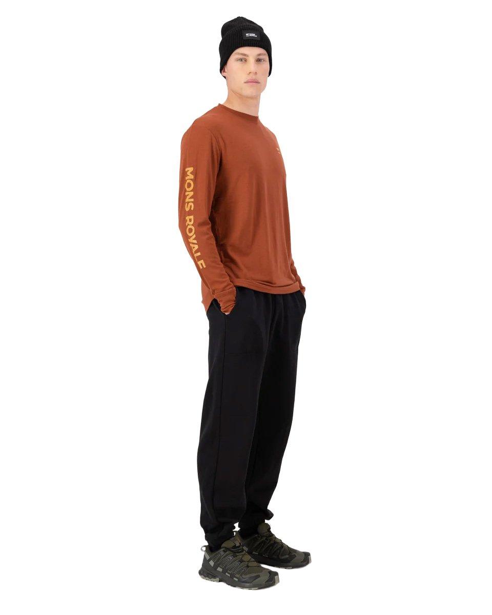 Men's Yotei Merino Classic Long-Sleeve Base Layer Top - Red