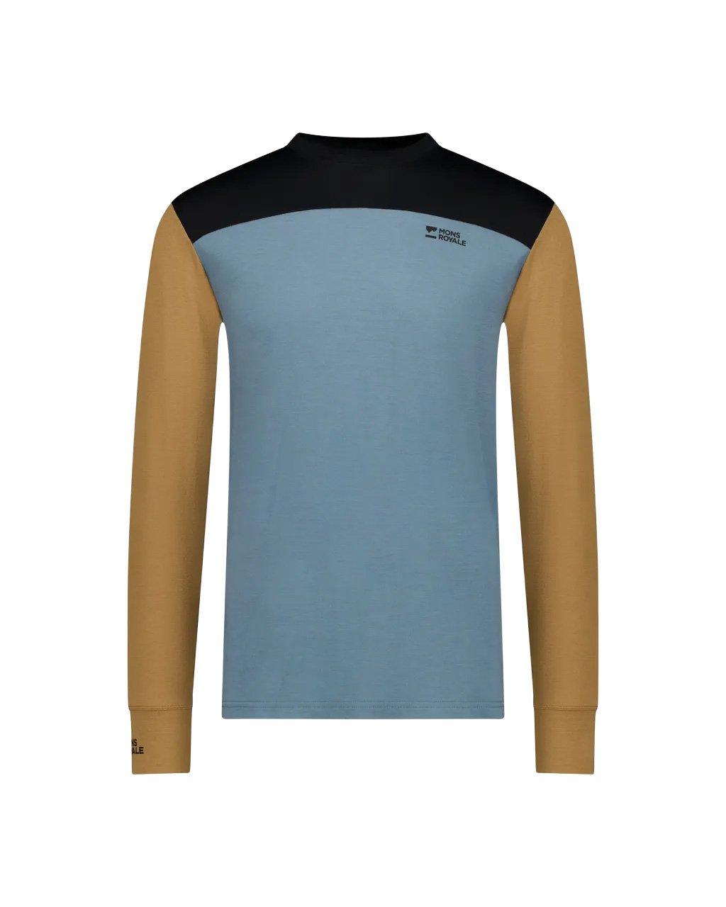 Men's Yotei Merino Long-Sleeve Base Layer Top - Blue