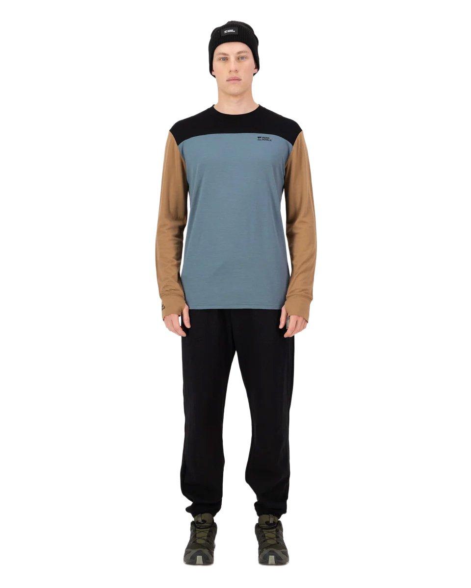 Men's Yotei Merino Long-Sleeve Base Layer Top - Blue