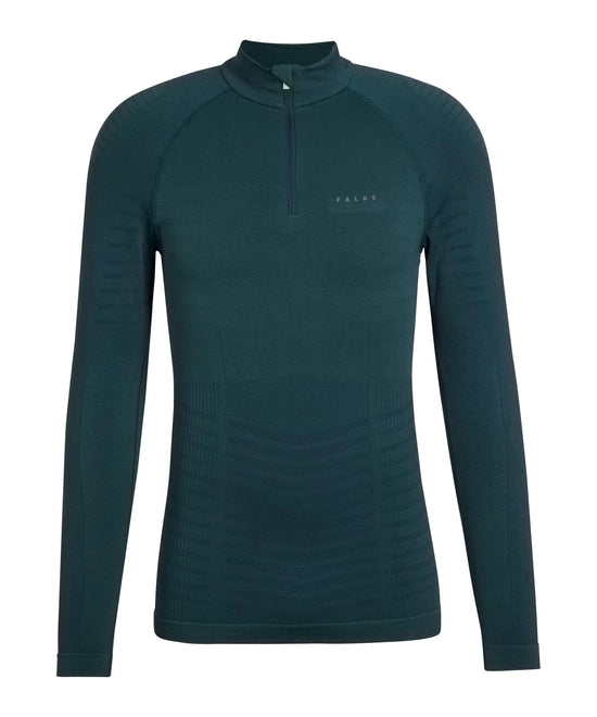 Men's Max Warm Zip Neck Long-Sleeve Top - Green