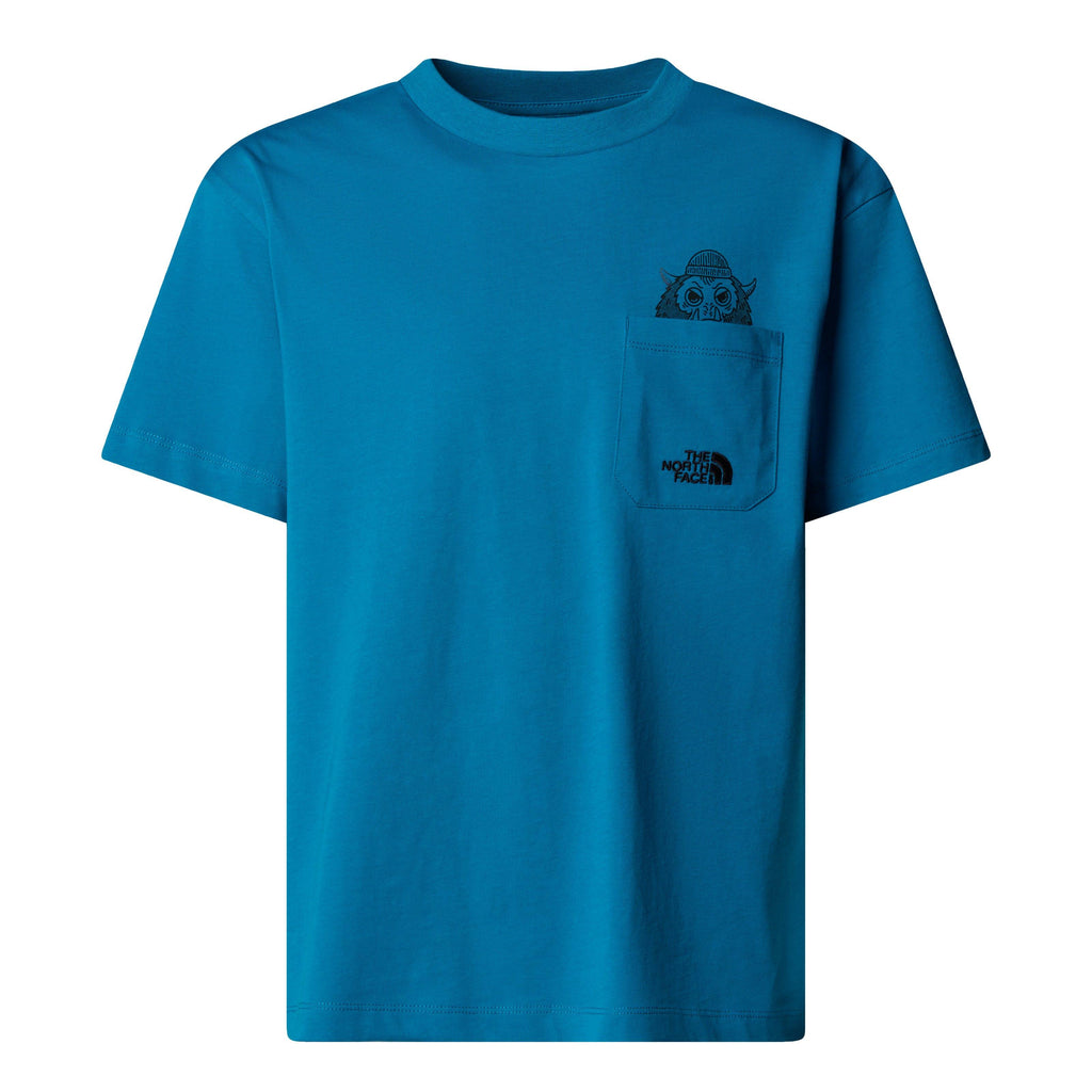 Kids' Sports Pocket Oversized T-Shirt - Blue