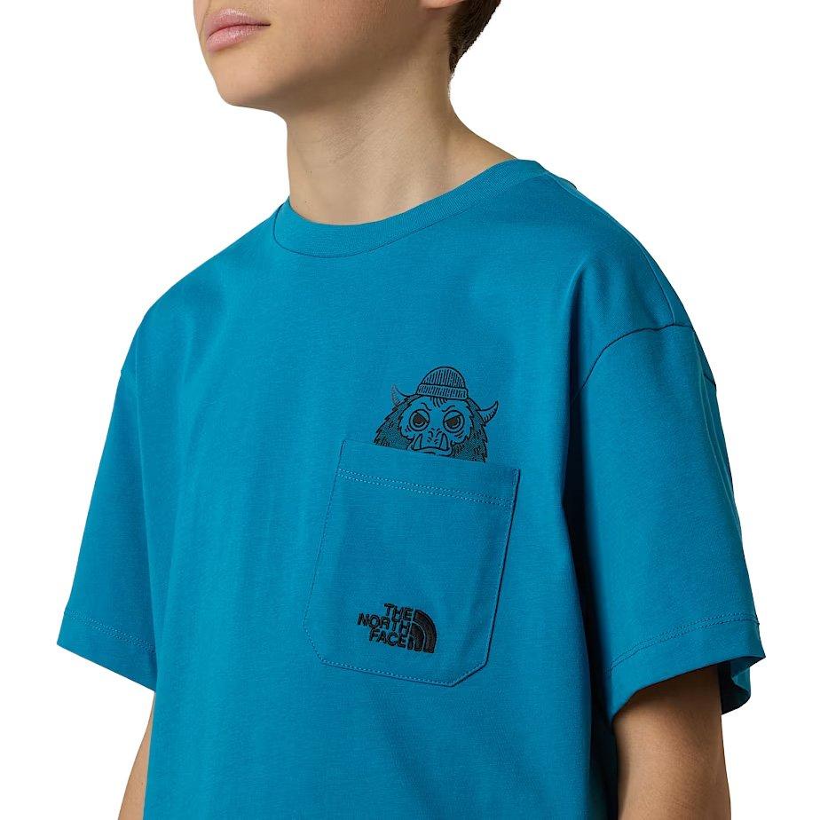 Kids' Sports Pocket Oversized T-Shirt - Blue