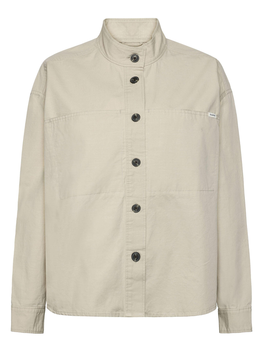 Women's Versatile Slub Overshirt - Cream