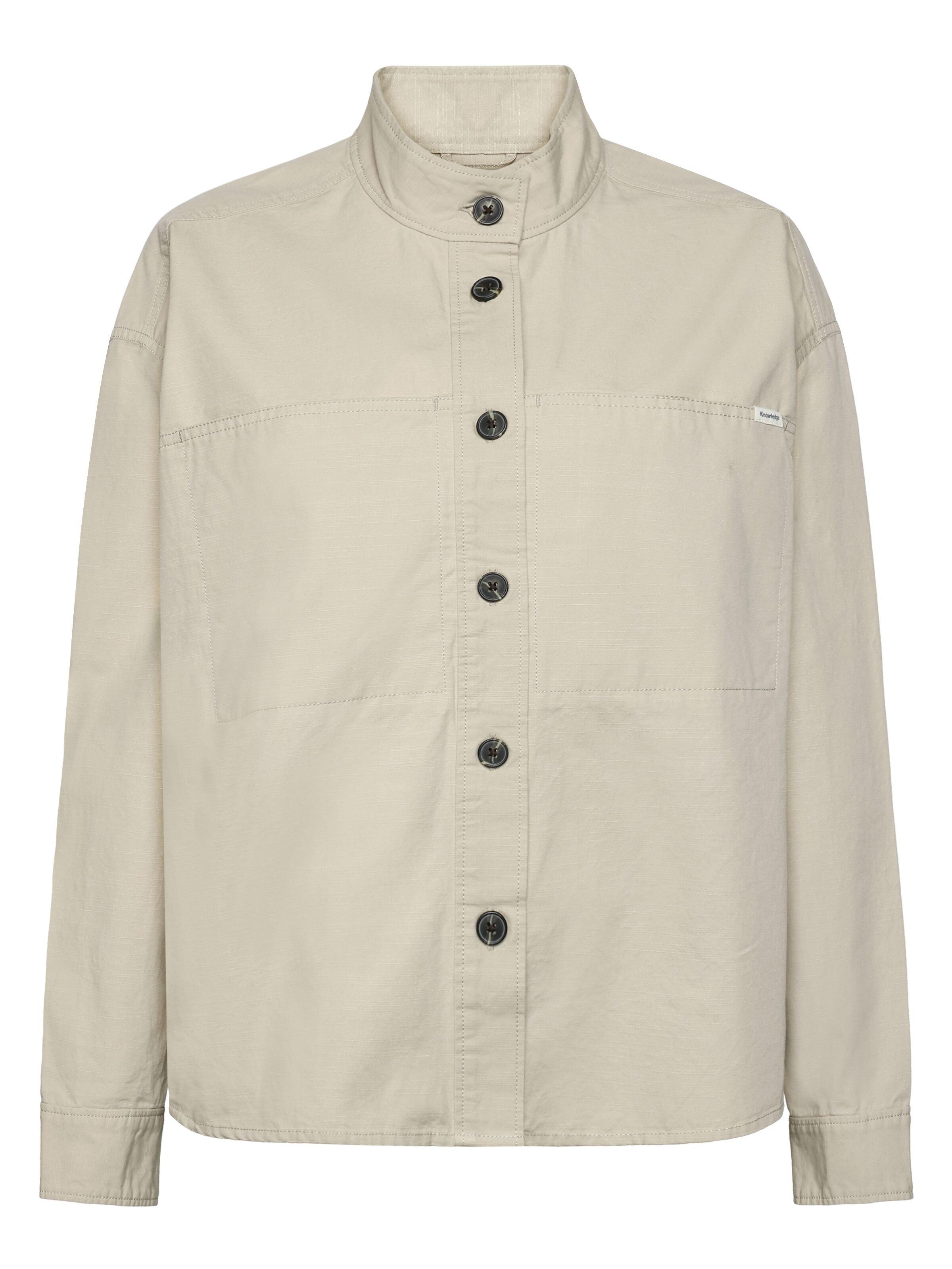 Women's Versatile Slub Overshirt - Cream