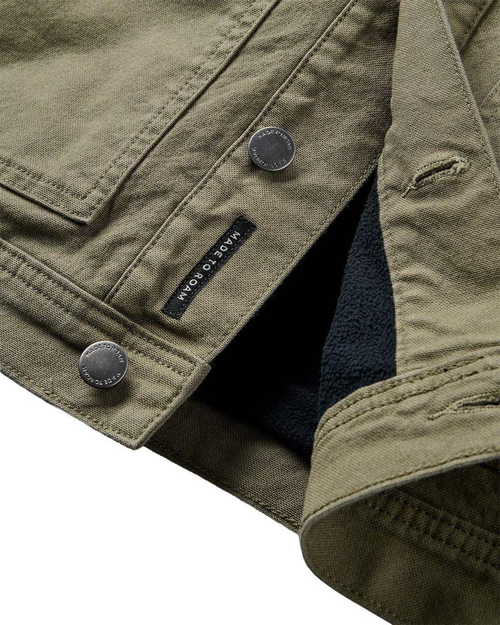 Men's Vantage Lined Cotton Canvas Jacket - Green