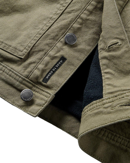 Men's Vantage Lined Cotton Canvas Jacket - Green