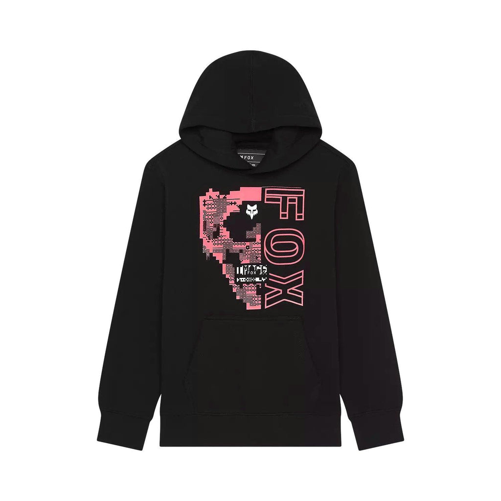 Kids' Image Skull Pullover Hoodie - Black