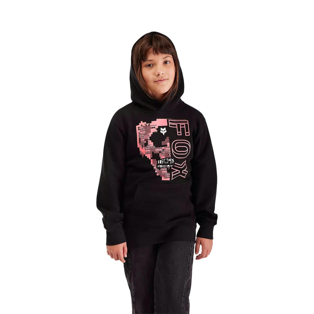 Kids' Image Skull Pullover Hoodie - Black