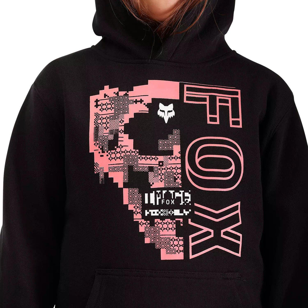 Kids' Image Skull Pullover Hoodie - Black