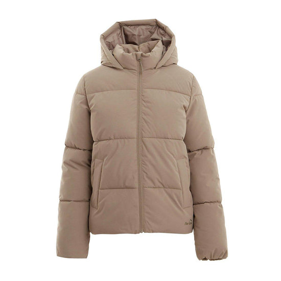 Women's Rose Baffle Jacket - Cream