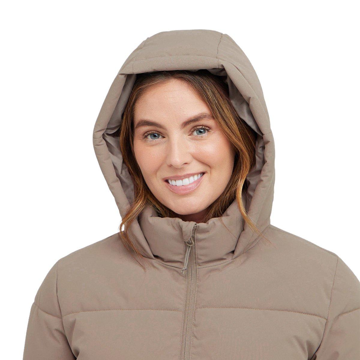 Women's Rose Baffle Jacket - Cream