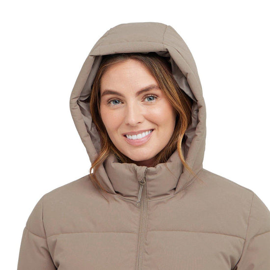 Women's Rose Baffle Jacket - Cream