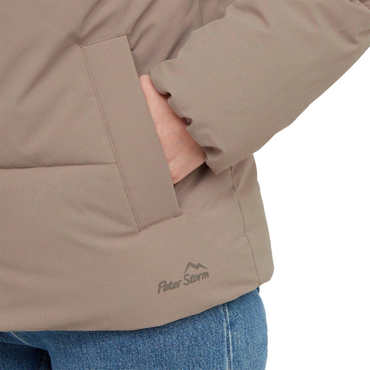 Women's Rose Baffle Jacket - Cream