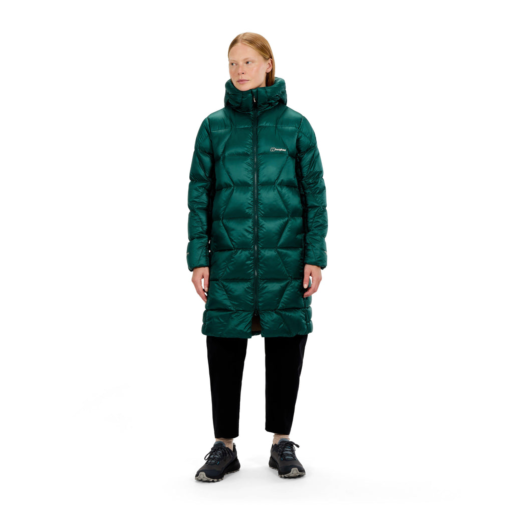 Women's Explorer Long Down Jacket - Green