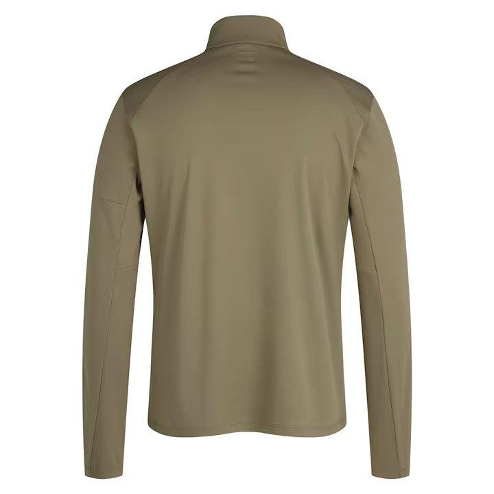 Rapha Men's Active Knit Long-Sleeve 1/2 Zip - Green | Tiso