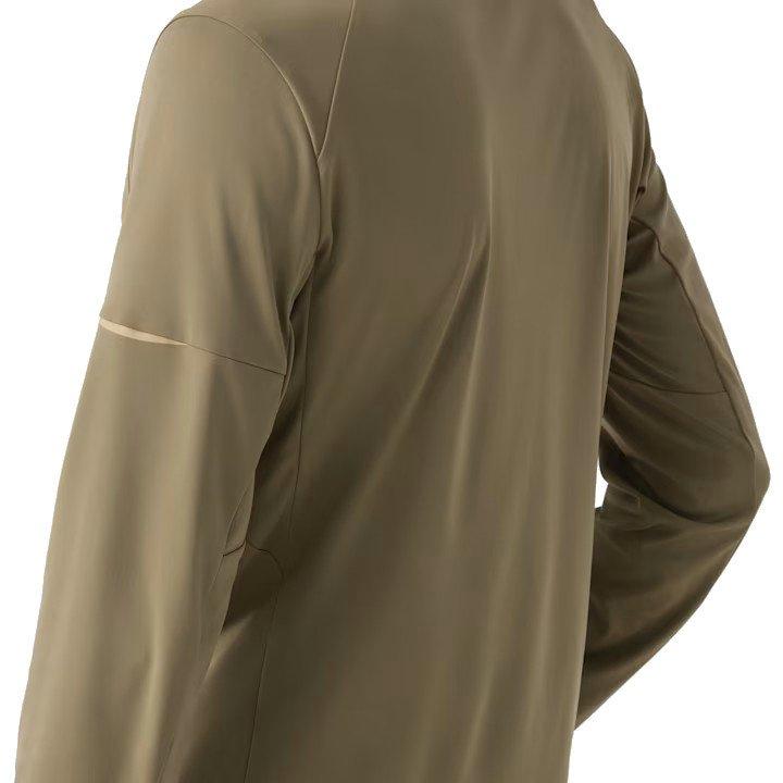 Rapha Men's Active Knit Long-Sleeve 1/2 Zip - Green | Tiso