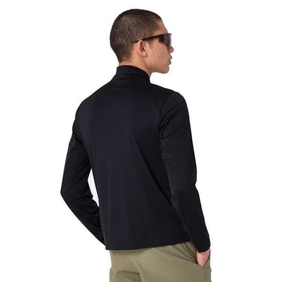 Men's Active Knit Long-Sleeve 1/2 Zip - Black