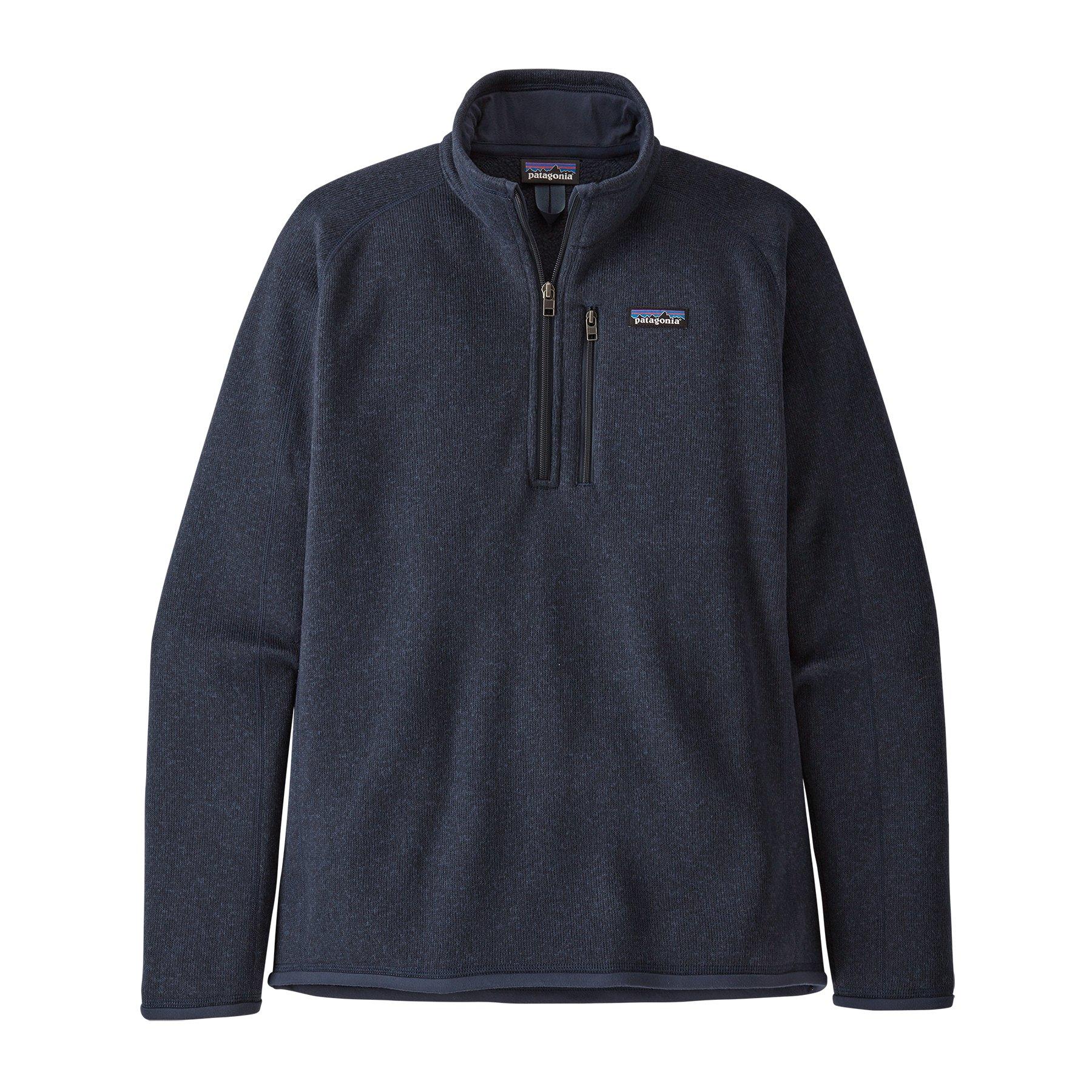 トップス Patagonia Better Sweater Men's Better Sweater 1/4 Zip Fleece - Navy | Tiso