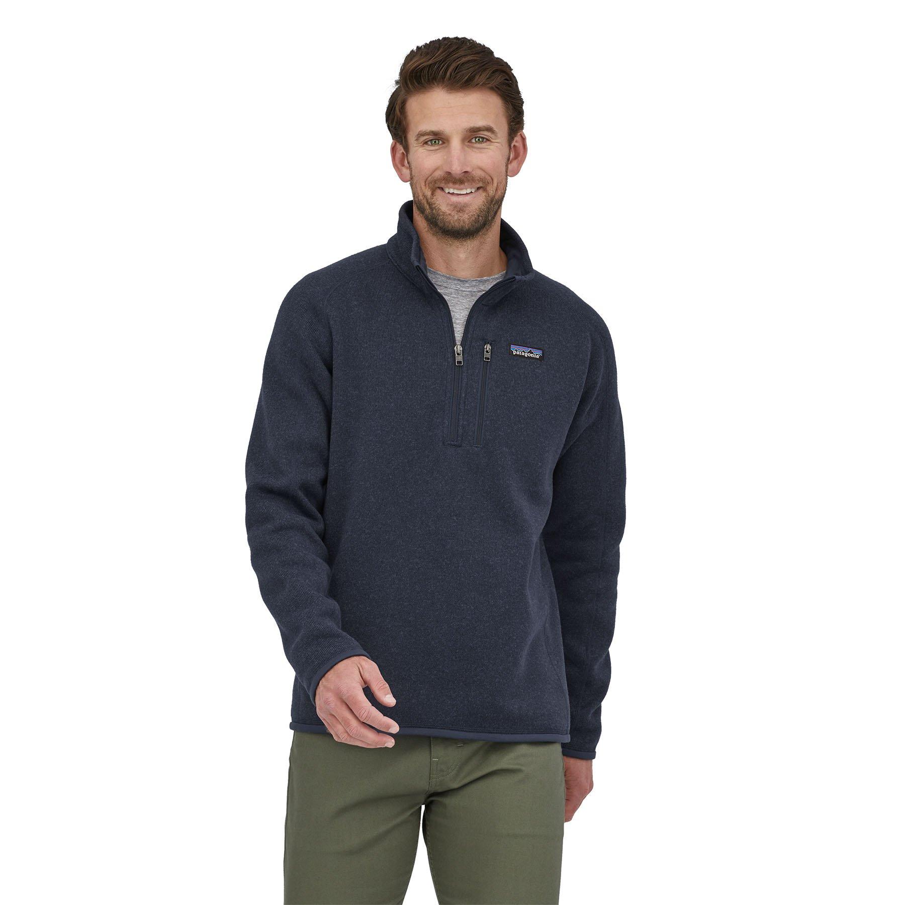 Men's Better Sweater 1/4 Zip Fleece - Navy | Tiso