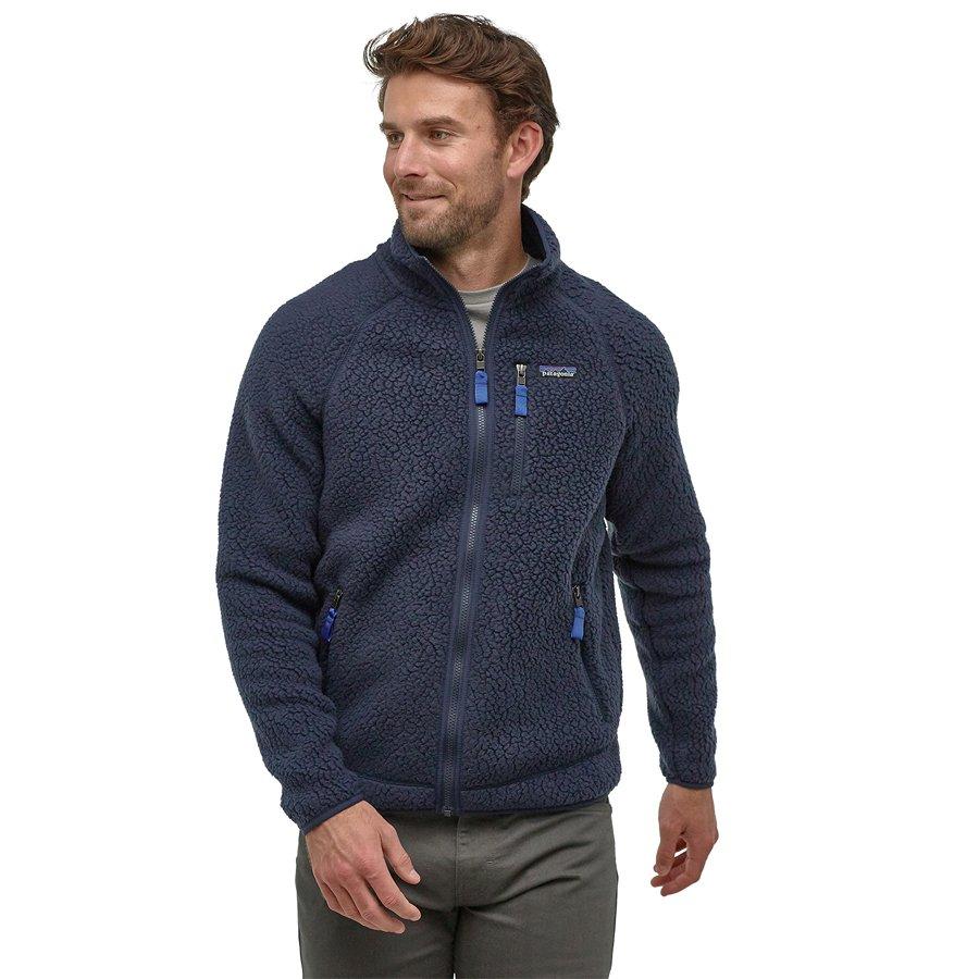 Men's Retro Pile Jacket - Blue