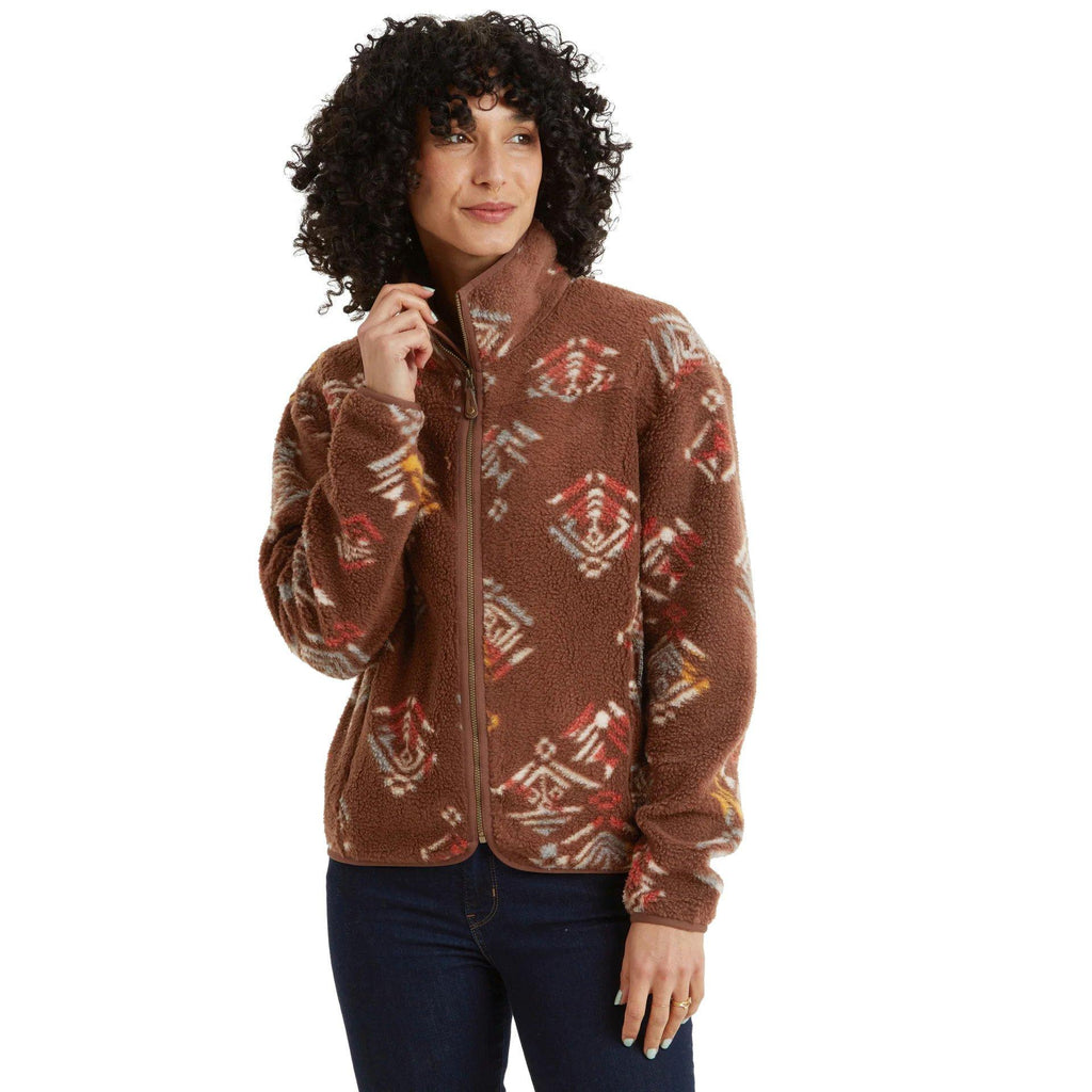 Women's Uddesya Fleece Jacket - Brown