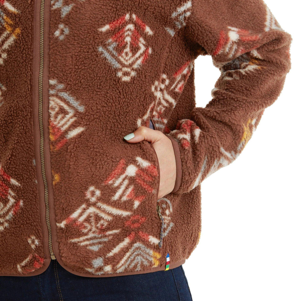 Women's Uddesya Fleece Jacket - Brown