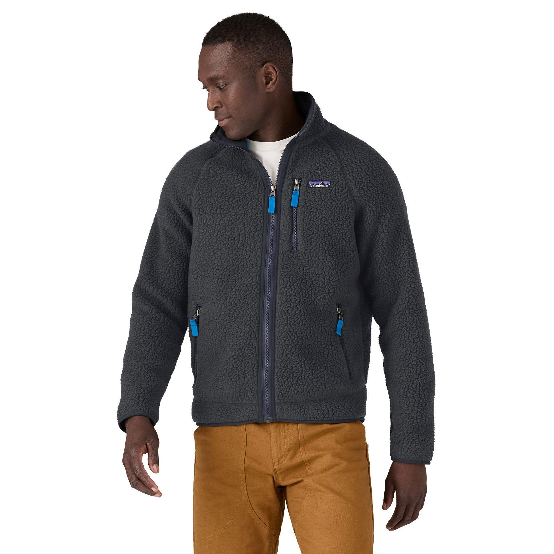 Men's Retro Pile Jacket - Navy