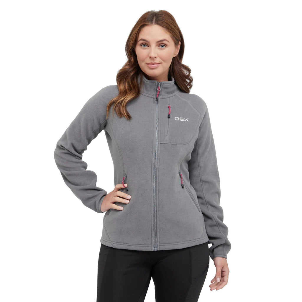 Women's Braidwood Full Zip Fleece - Grey