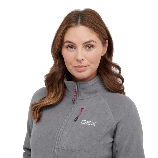 Women's Braidwood Full Zip Fleece - Grey