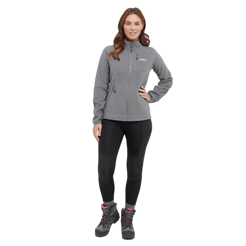 Women's Braidwood Full Zip Fleece - Grey