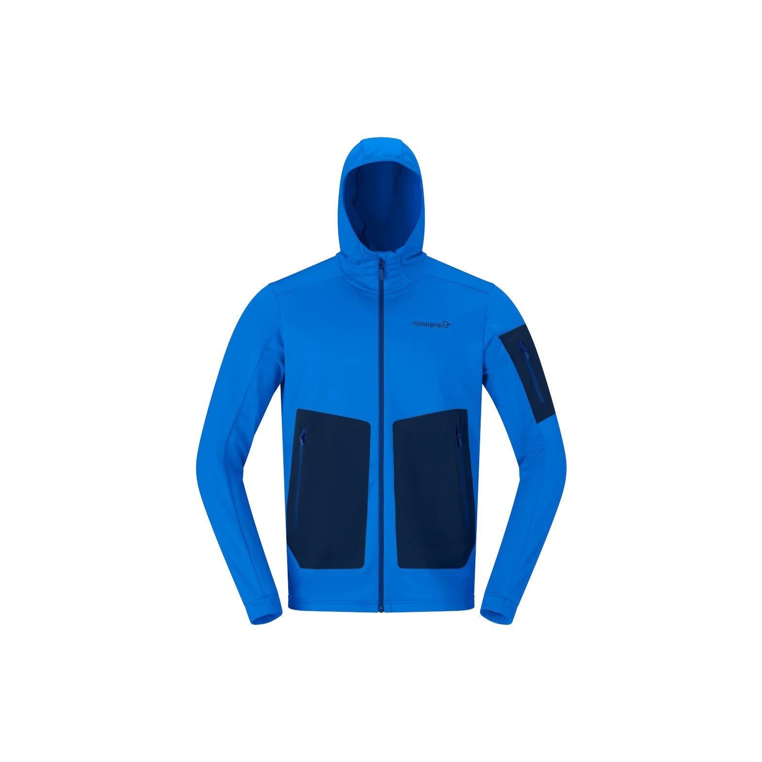 Men's Falketind Warm2 Stretch Hood - Blue
