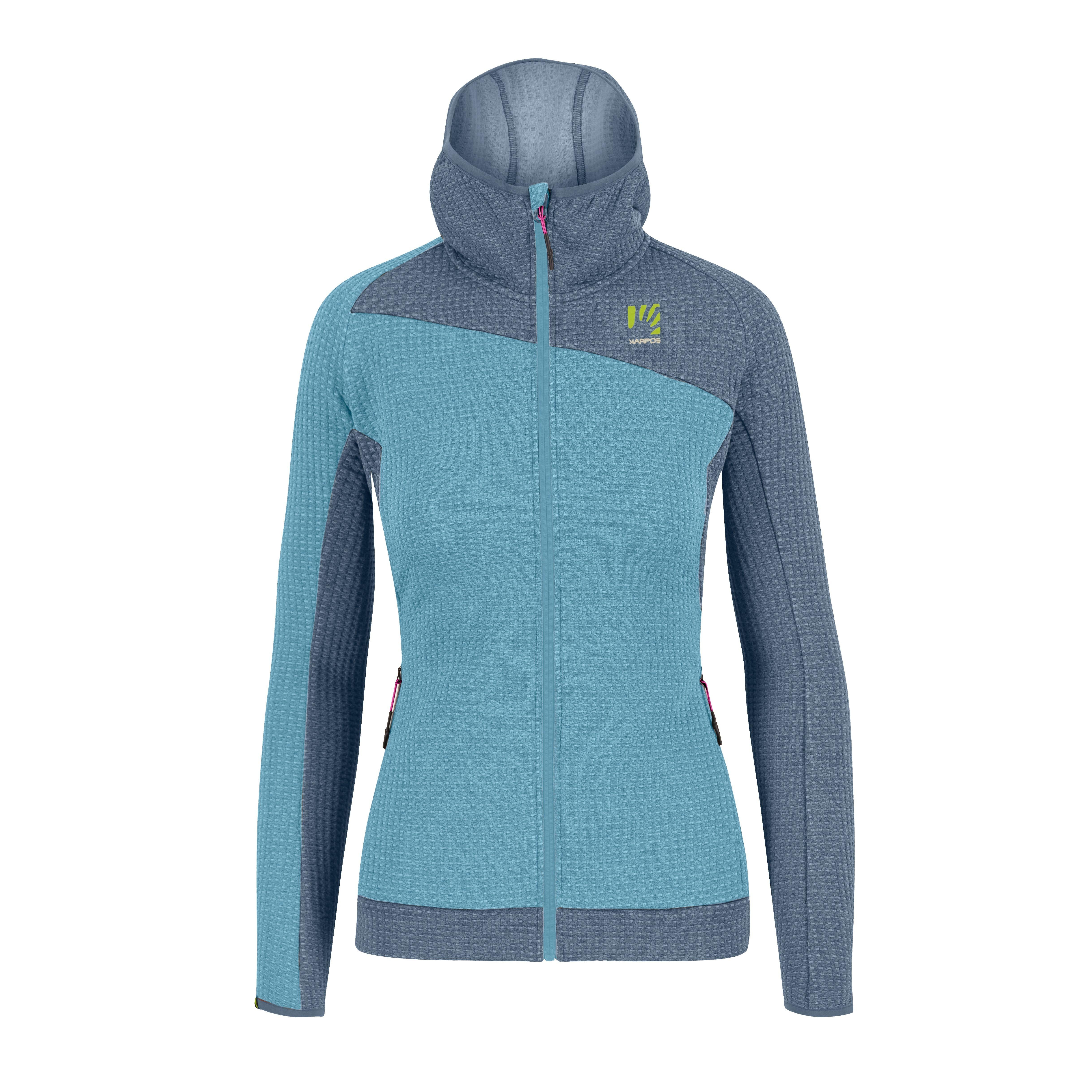 Women's Averau Full Zip Hoodie Fleece - Blue