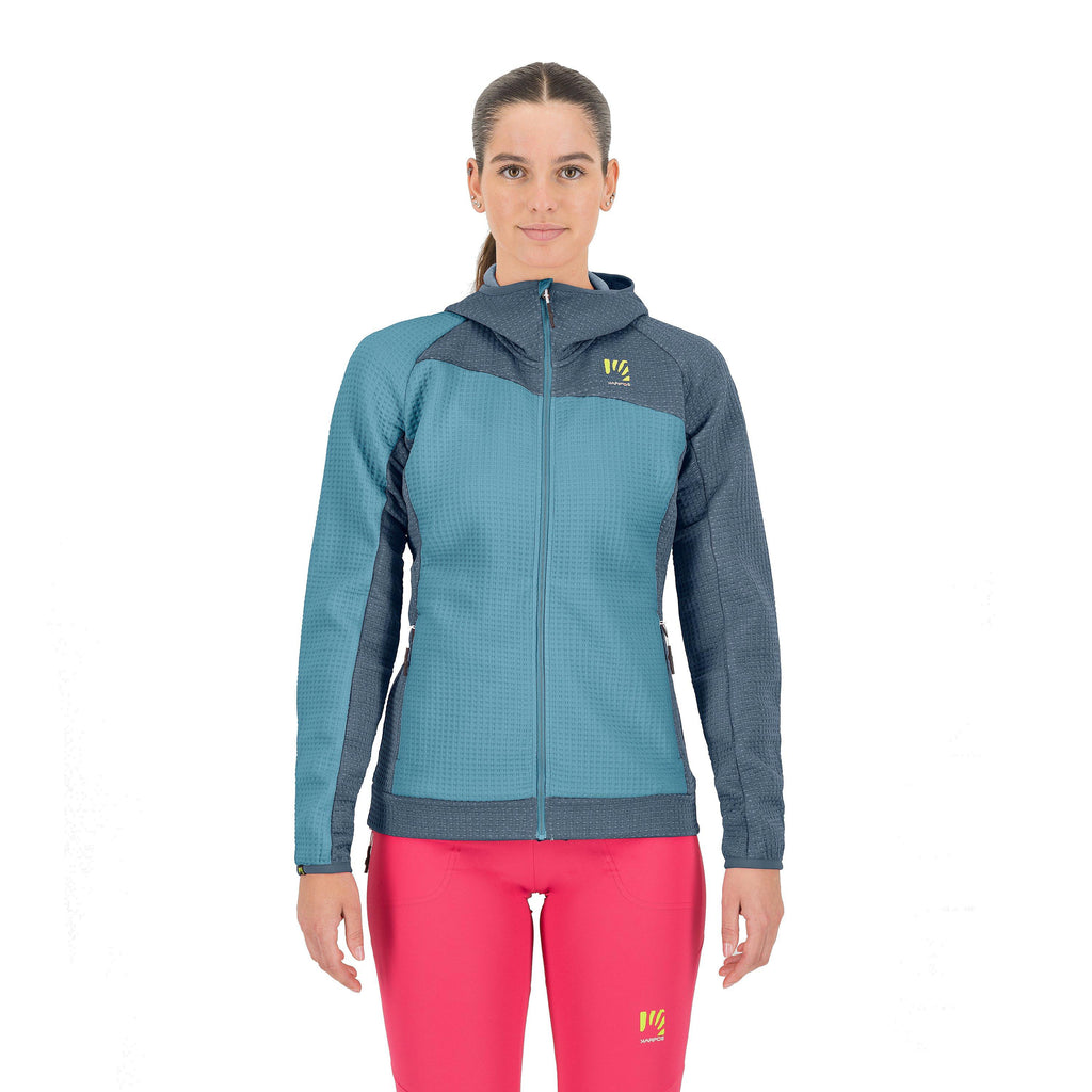 Women's Averau Full Zip Hoodie Fleece - Blue