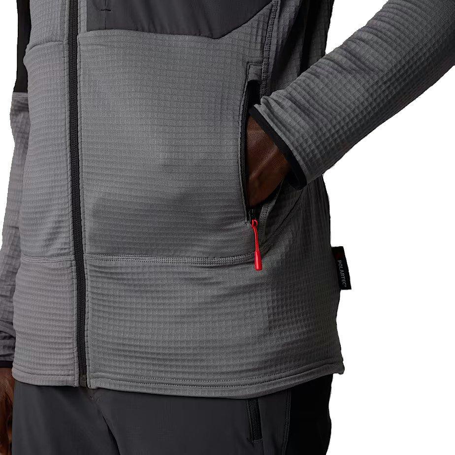 Men's Stormgap Power Grid Hoodie - Grey / Black