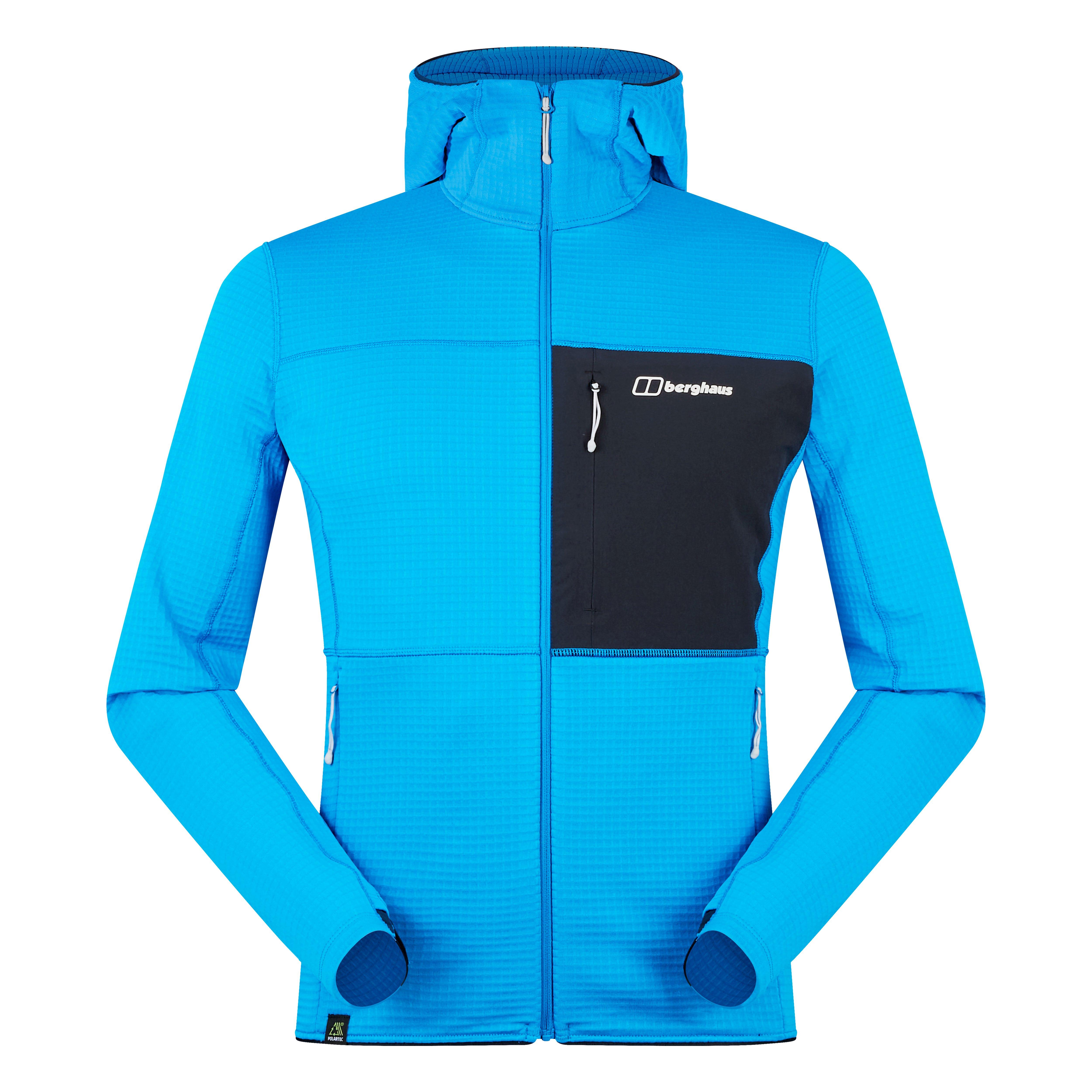 Men's Ridge-Hiker Hooded Jacket - Blue / Black