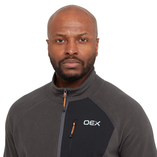 Men's Braewick Full Zip Fleece - Grey