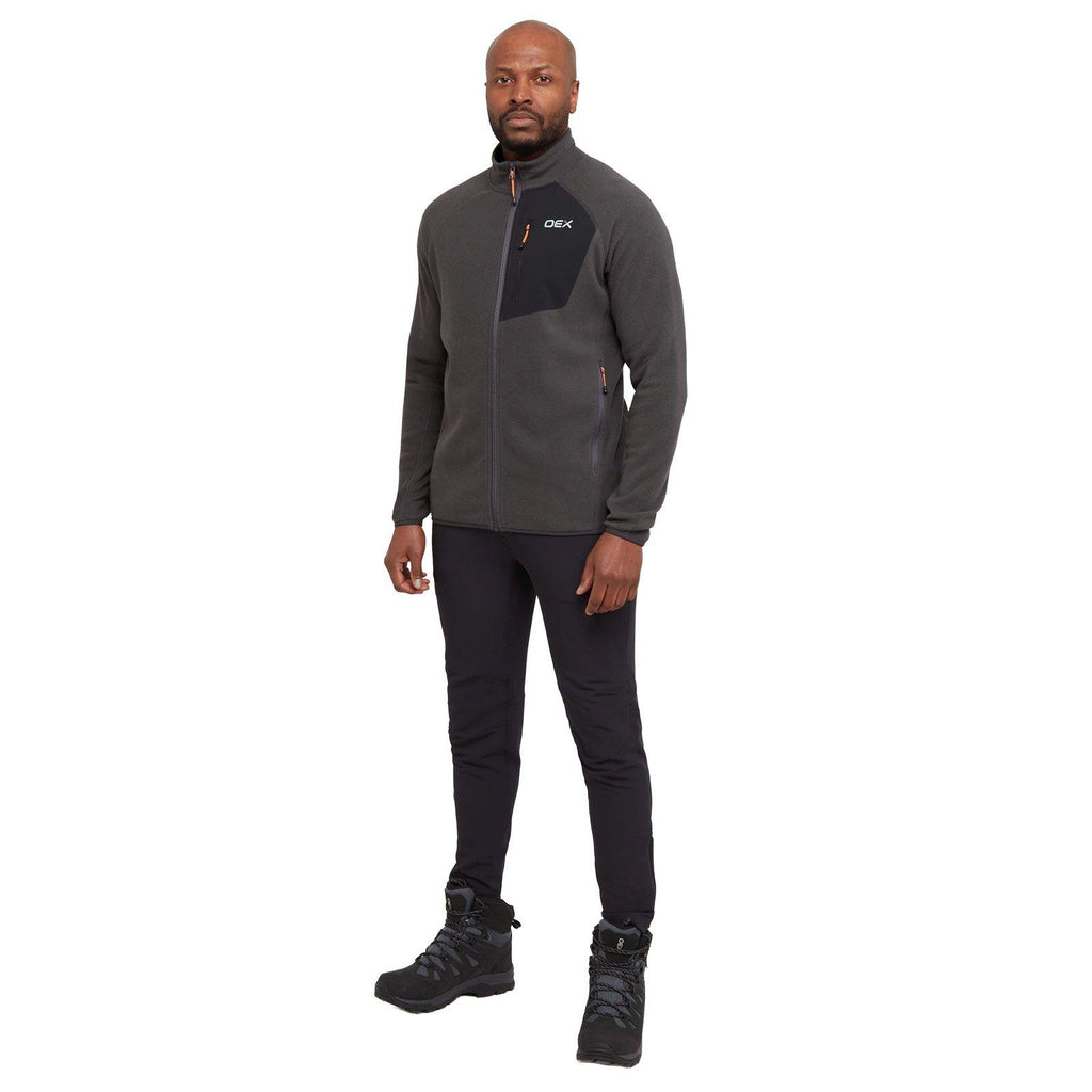 Men's Braewick Full Zip Fleece - Grey