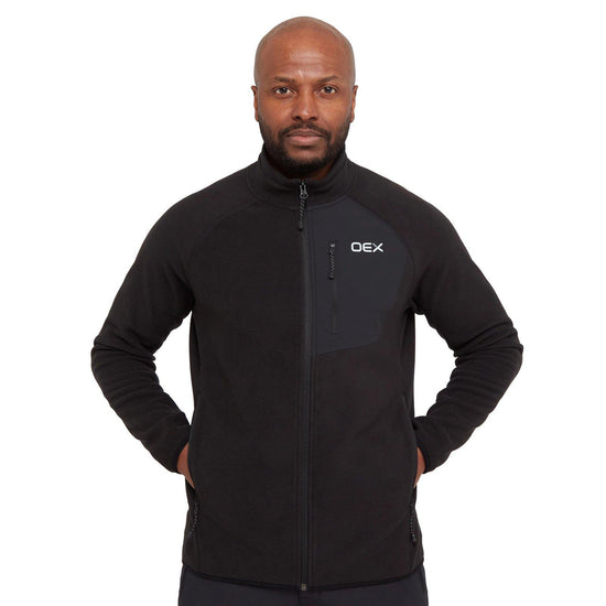 Men's Braewick Full Zip Fleece - Black