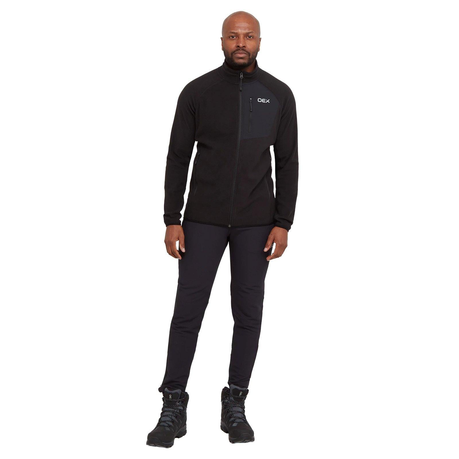 Men's Braewick Full Zip Fleece - Black