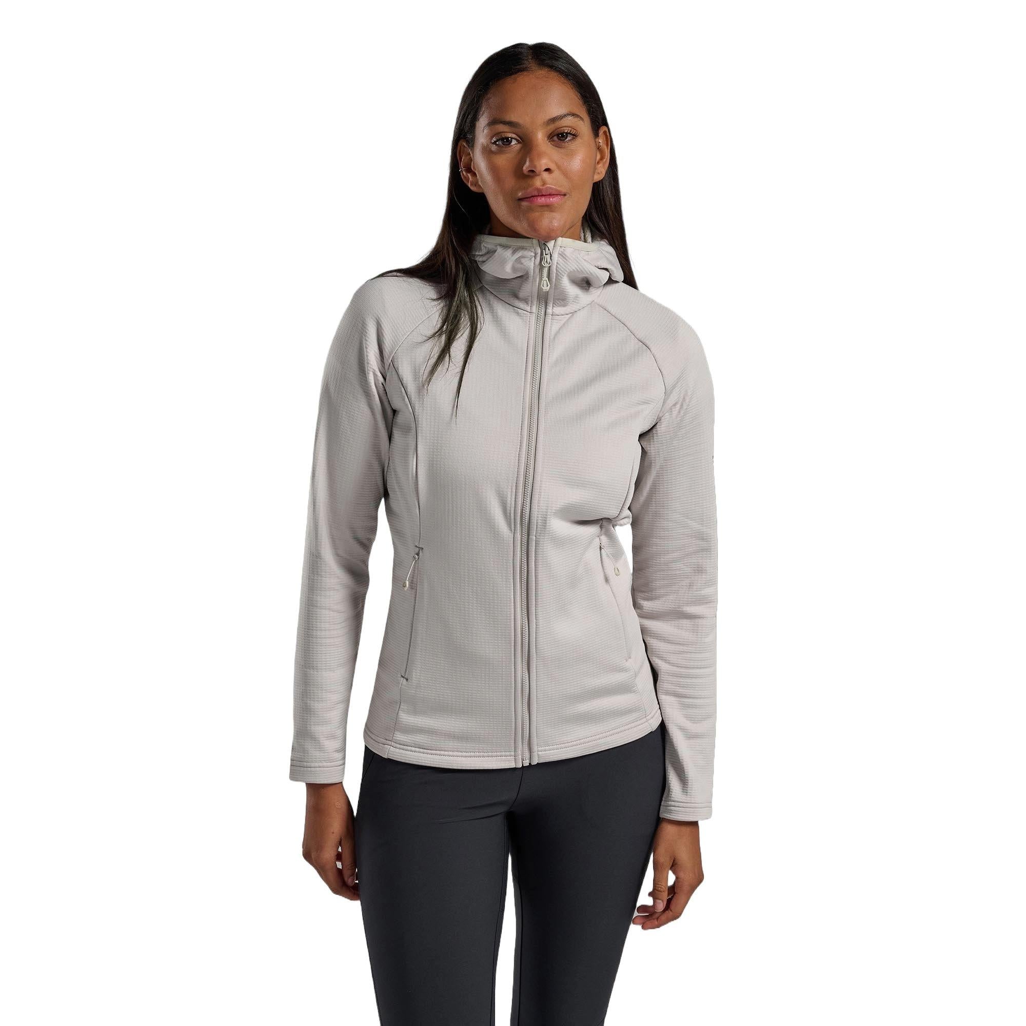 Women's Protium Hooded Fleece Jacket - Cream