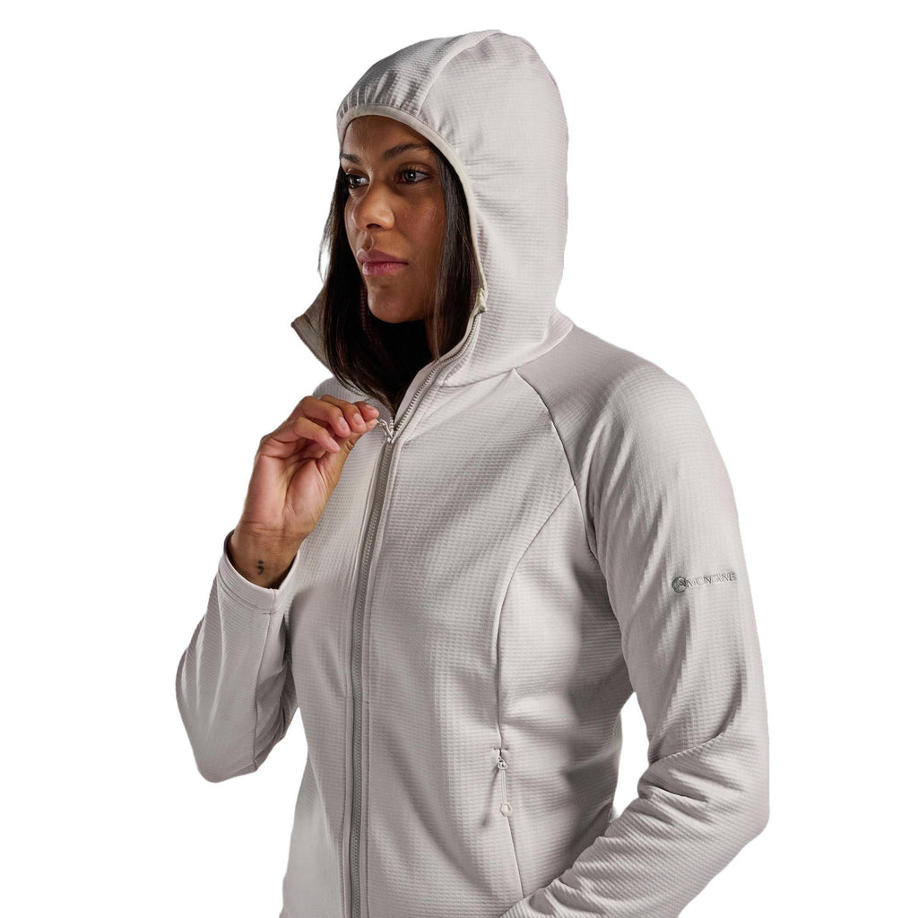 Women's Protium Hooded Fleece Jacket - Cream