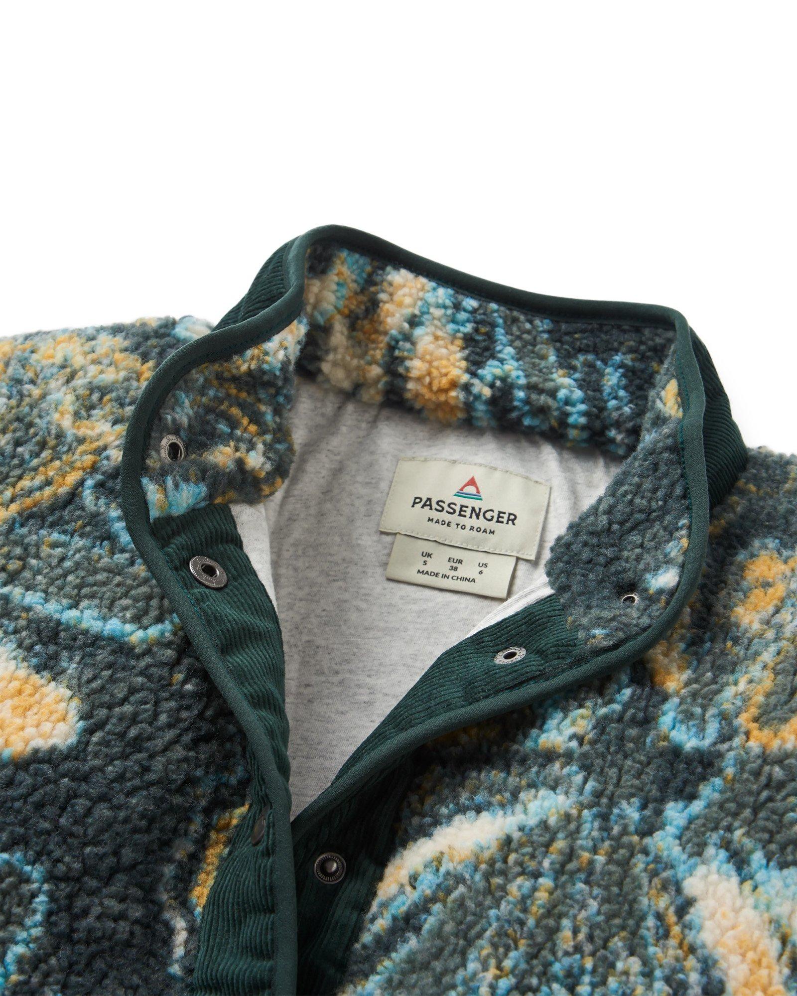 Women’s Clover Recycled Cotton-Lined Sherpa Fleece - Green