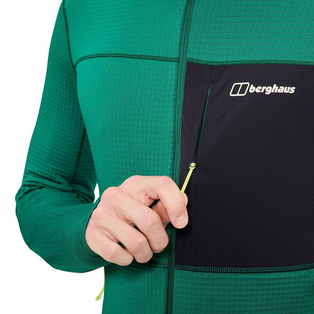 Men's Ridge-Hiker Hooded Jacket - Green / Black