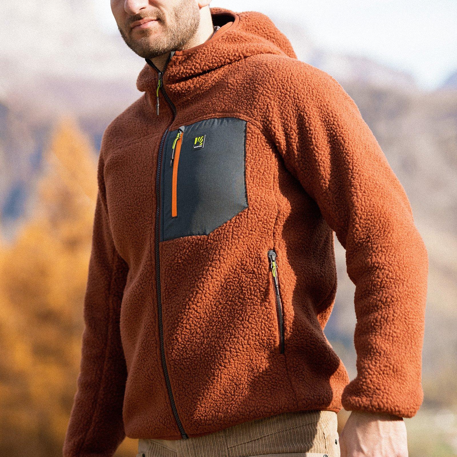 Men's Moiazza Retro Hoodie - Orange