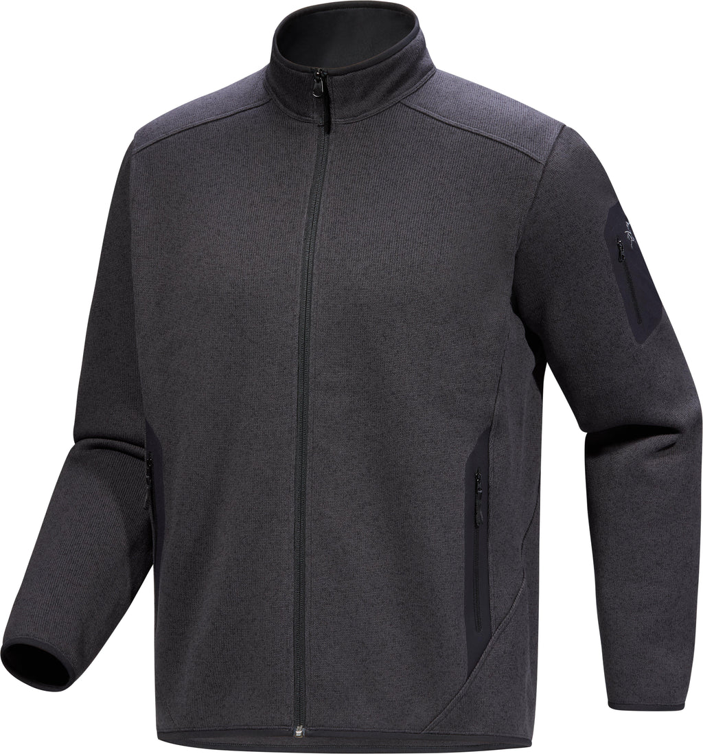 Men's Covert Cardigan - Black Heather II