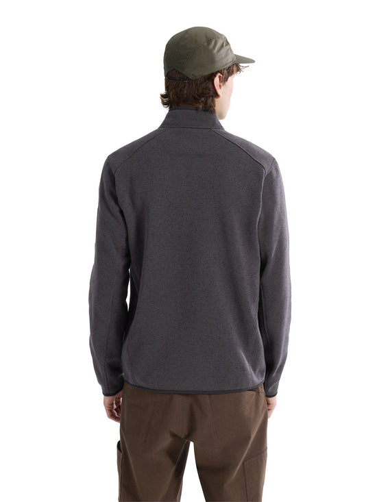 Men's Covert Cardigan - Black Heather II