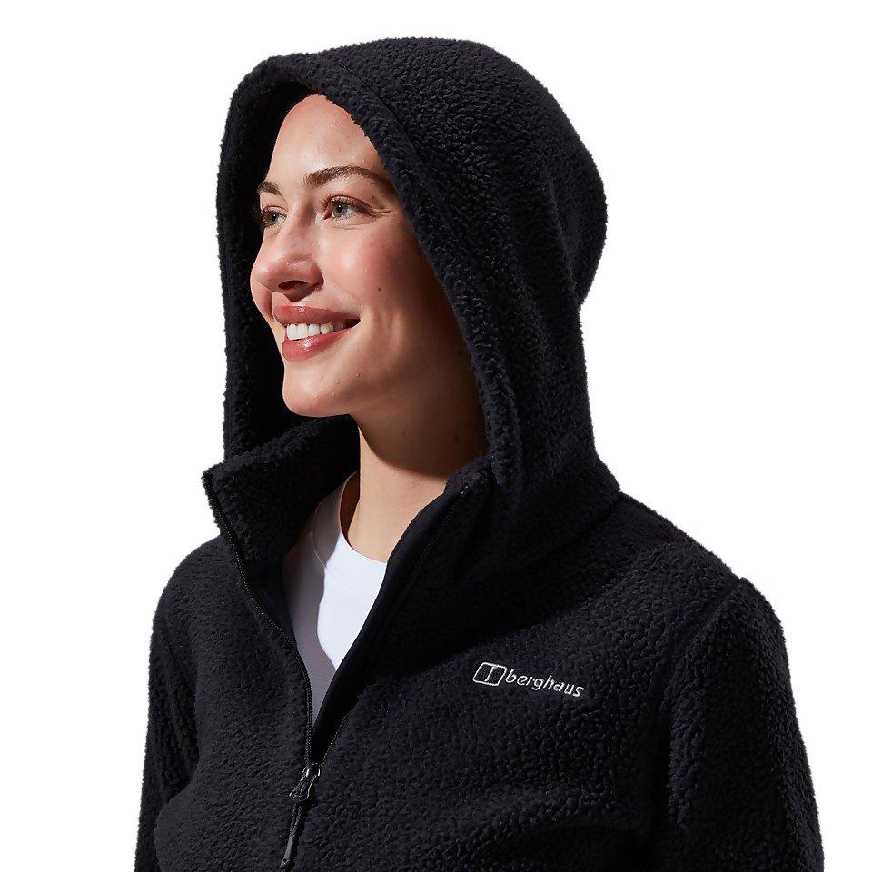 Women's Darria Full Zip Hooded Fleece - Black