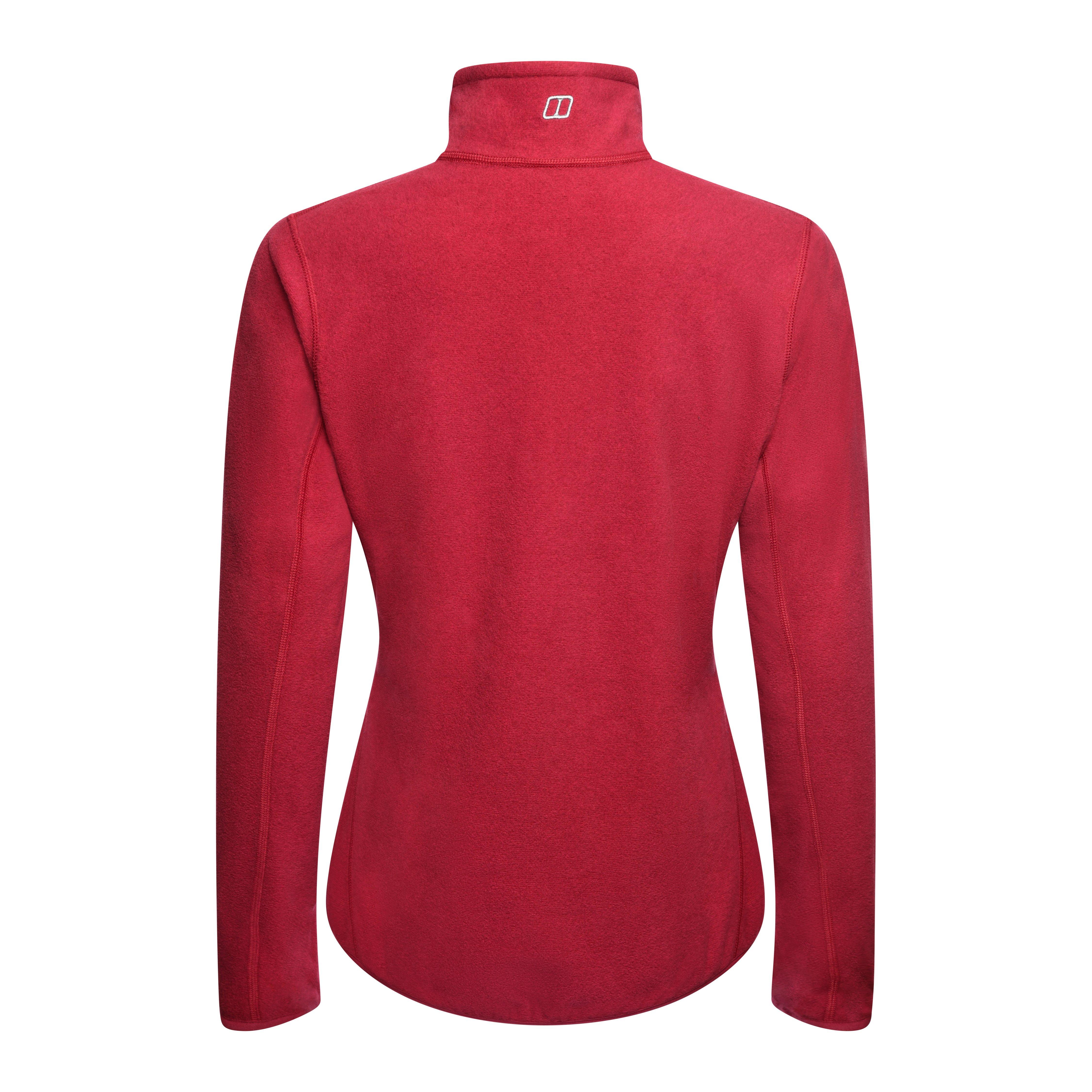 Women's Hendra Half Zip Fleece - Beet Pink
