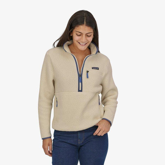 Women's Retro Pile Fleece Marsupial - Natural