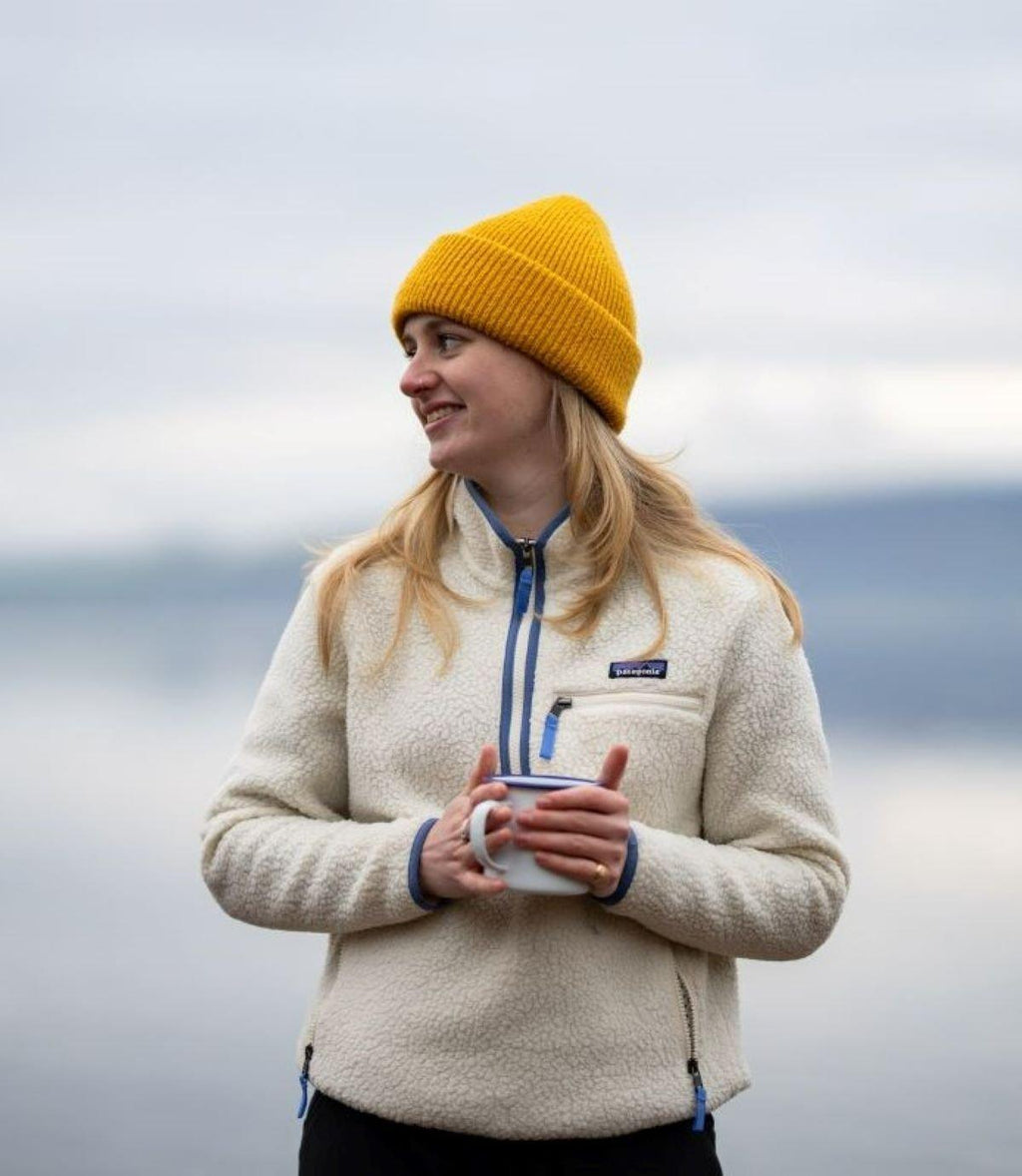 Women's Retro Pile Fleece Marsupial - Natural